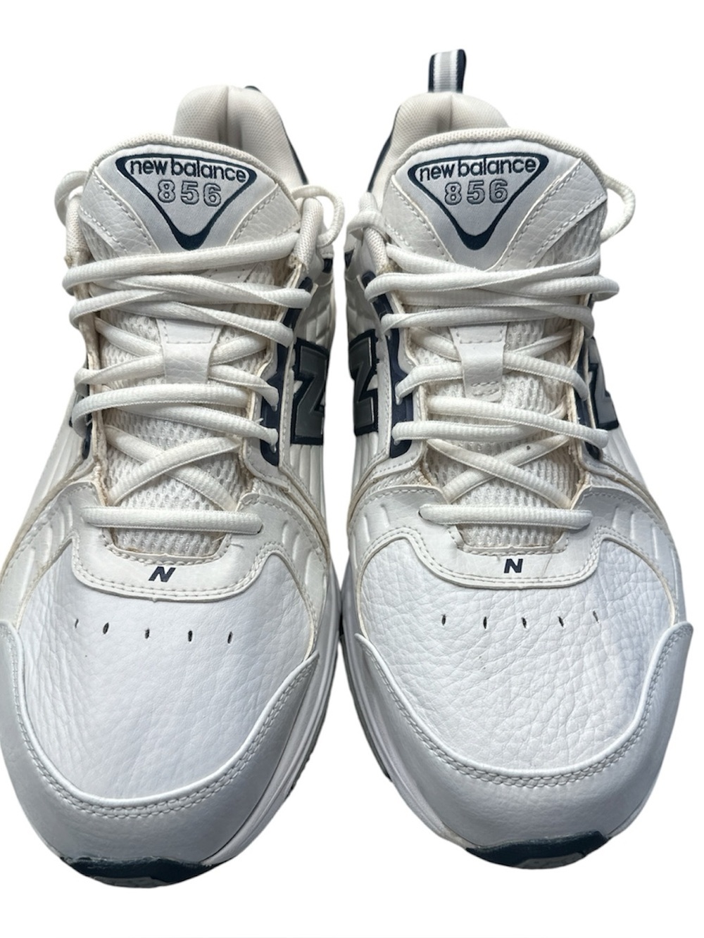 New Balance 856 Men's White Navy Athletic Shoes Size 11 4E Extra Wide